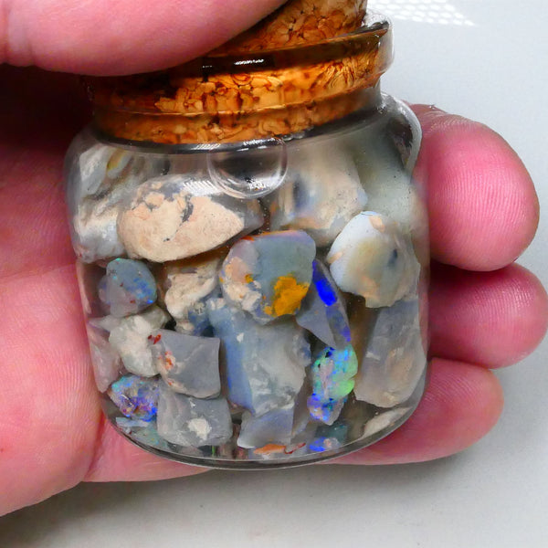 Lightning Ridge Knobby & Seam 235.00cts Potch & Colours to gamble 25mm to chip size Lot B4-A587