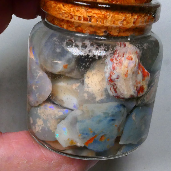 Dark Base Knobby & seam formations rough 255.00cts Potch & some bits of colours only 25mm to chip size Lot B4-A585