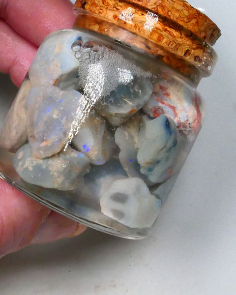 Dark Base Knobby & seam formations rough 255.00cts Potch & some bits of colours only 25mm to chip size Lot B4-A585