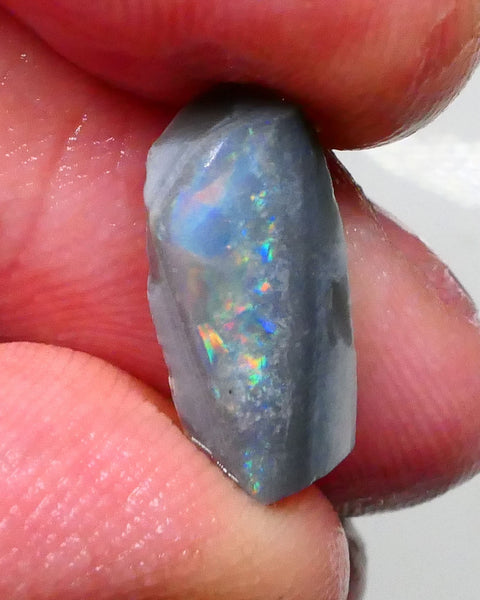 DEAL REDS PINKS !!! Little bit of mini Sized flagstone pattern / 4.00cts Lightning Ridge opal rub 17x7x4mm  Lot B4-A602