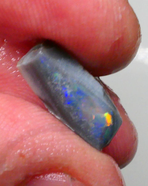 DEAL REDS PINKS !!! Little bit of mini Sized flagstone pattern / 4.00cts Lightning Ridge opal rub 17x7x4mm  Lot B4-A602