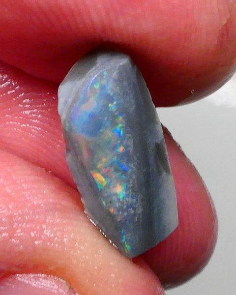 DEAL REDS PINKS !!! Little bit of mini Sized flagstone pattern / 4.00cts Lightning Ridge opal rub 17x7x4mm  Lot B4-A602