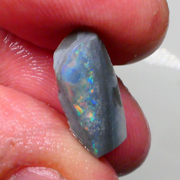 DEAL REDS PINKS !!! Little bit of mini Sized flagstone pattern / 4.00cts Lightning Ridge opal rub 17x7x4mm  Lot B4-A602