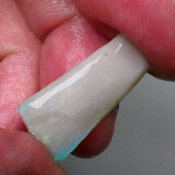 DEAL BIG SIZED RUB 11.20cts Lighting ridge Dark Base Seam opal rub/rough Greens / Yellow Flashes 25x12x5mm  Lot B4-A605