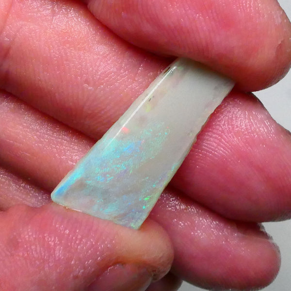 DEAL BIG SIZED RUB 11.20cts Lighting ridge Dark Base Seam opal rub/rough Greens / Yellow Flashes 25x12x5mm  Lot B4-A605