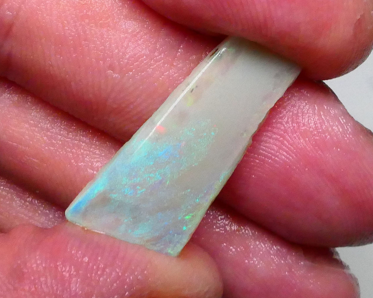 DEAL BIG SIZED RUB 11.20cts Lighting ridge Dark Base Seam opal rub/rough Greens / Yellow Flashes 25x12x5mm  Lot B4-A605
