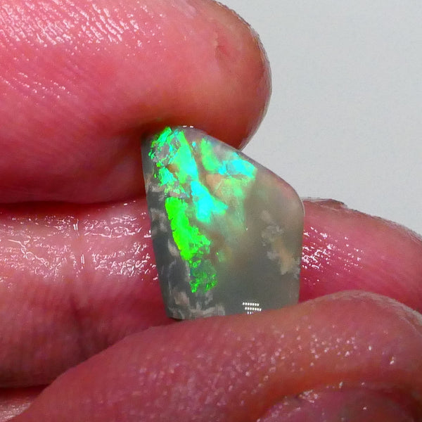 DEAL SUPER BRIGHTNESS !!!! opal rub 1.50cts Lighting ridge opalised wood fossil rub Electric Greens 17x10x2mm Lot B4-A606