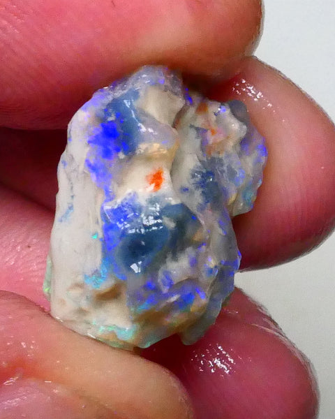 Multicolour Untouched Knobby opal rough of Lighting Ridge 14.00cts 18x17x10mm to explore & gamble  Lot B4-A631