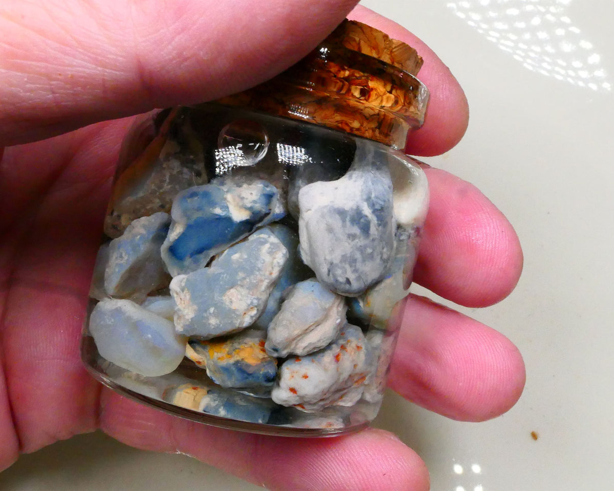 270.00cts Potch knobby 7 splits Bits of colours only Lighting Ridge material 17mm to 5mm  Lot B4-A793