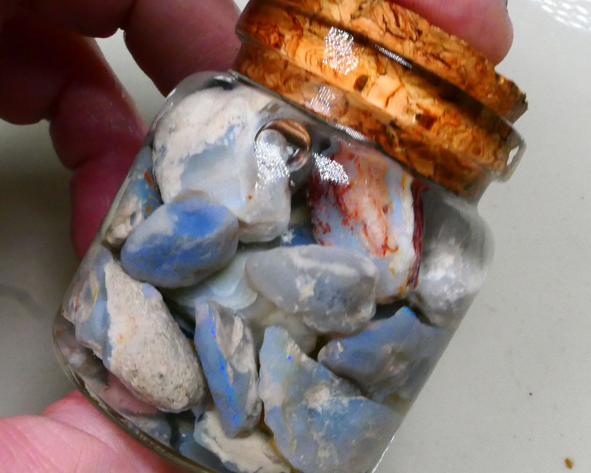 270.00cts Potch knobby 7 splits Bits of colours only Lighting Ridge material 17mm to 5mm  Lot B4-A793