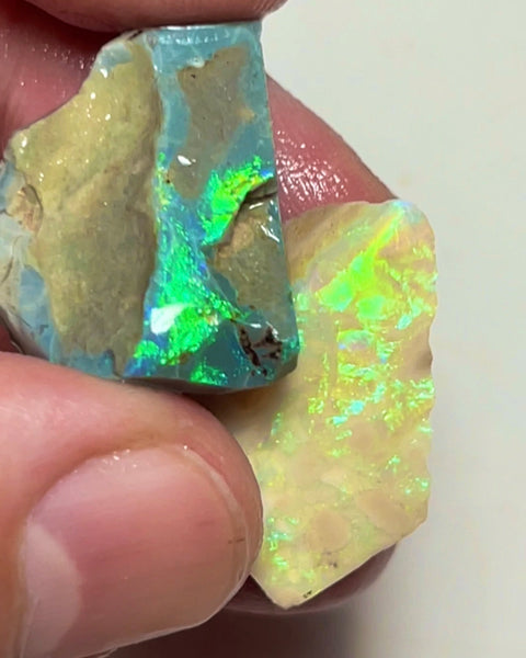 Lightning Ridge Rubs/rough 45.75cts 25x18x9mm & 22x17x10mmm Bid-4.com Bid for Australian opal raw/rough/rubbed/polished £1 No Reserve Auctions Details to come Lot B4-A862