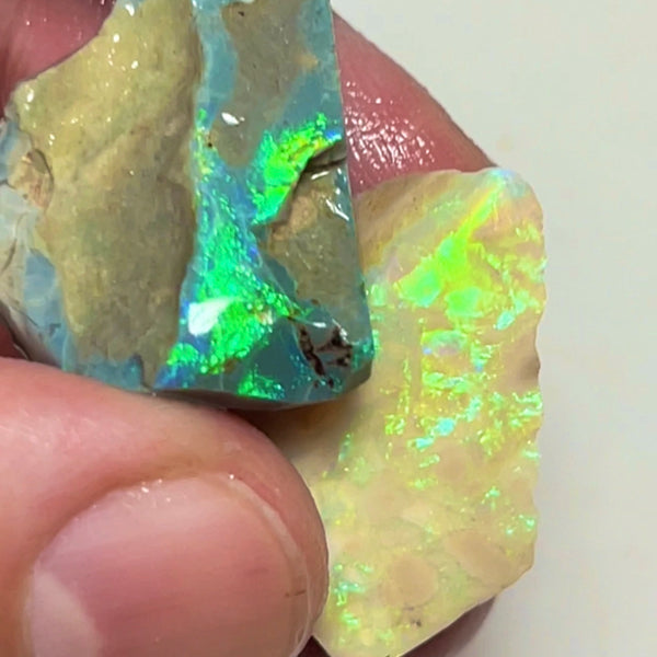 Lightning Ridge Rubs/rough 45.75cts 25x18x9mm & 22x17x10mmm Bid-4.com Bid for Australian opal raw/rough/rubbed/polished £1 No Reserve Auctions Details to come Lot B4-A862