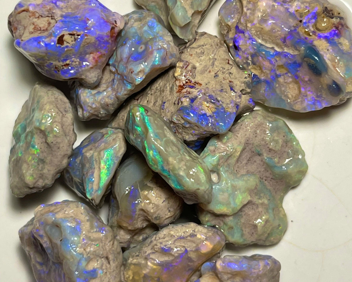 Lighting Ridge 206.00cts 25x20x9 to 17x12x6mm Bid for Australian opal raw/rough/rubbed/polished £1 No Reserve Auctions Details to come Lot B4-A876